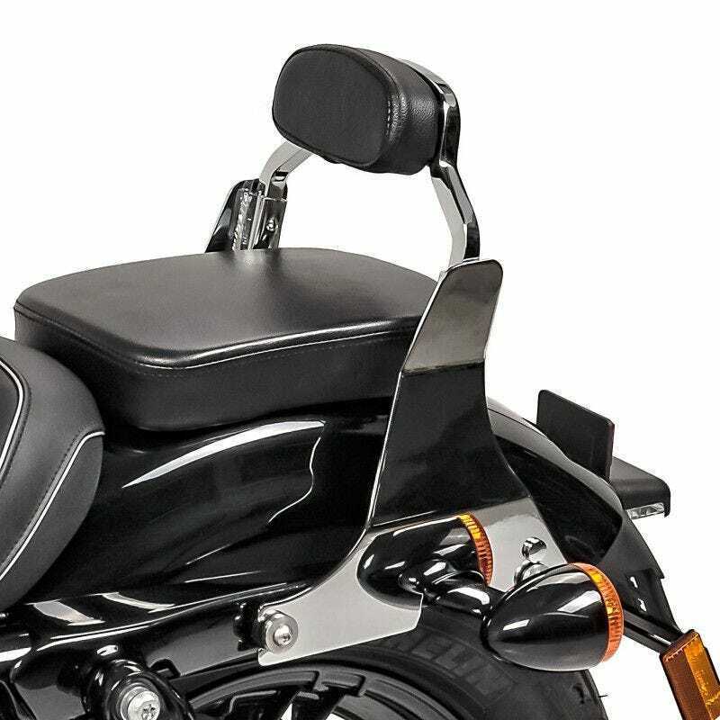 Schienalino cromato sgancio rapido Harley Davidson Sportster Iron Forty-Eight Nightster