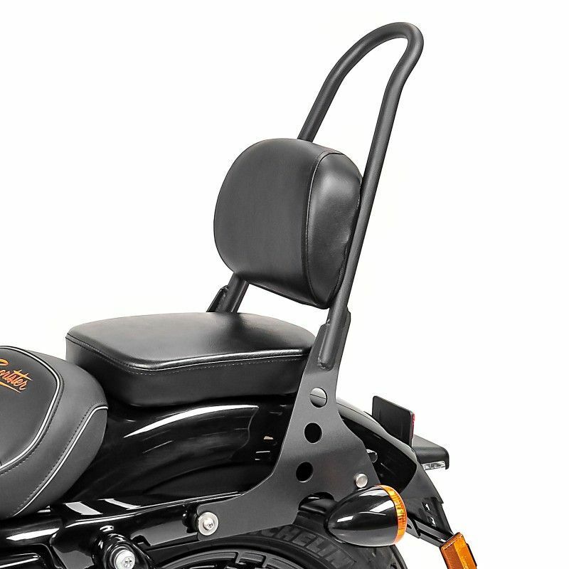 Schienalino sissy bar alto nero Harley Davidson Sportster Iron Forty-Eight Nightster