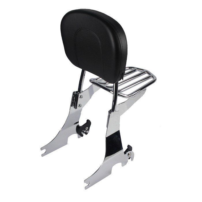 Schienalino sissy bar con portapacchi cromato Harley Davidson XL Sportster 1994 2003